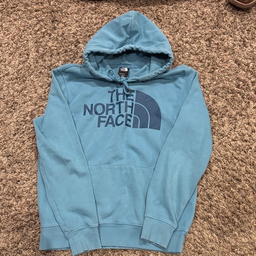The North Face Men's Teal Hoodie Sweater